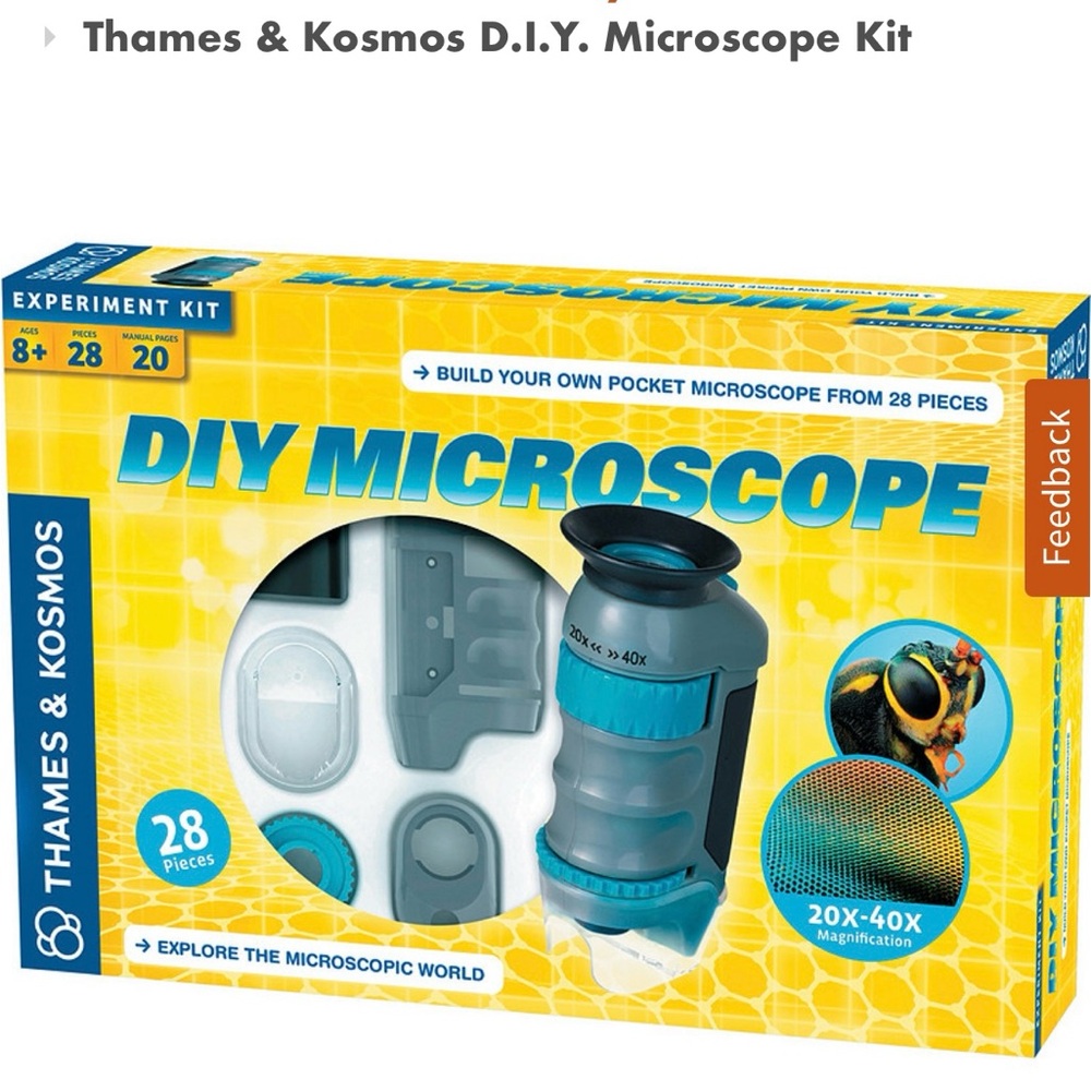 DIY microscope for kids NWT